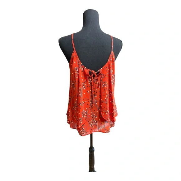 Collective Concepts halter top in red with a polka dot pattern. - Picture 5 of 5
